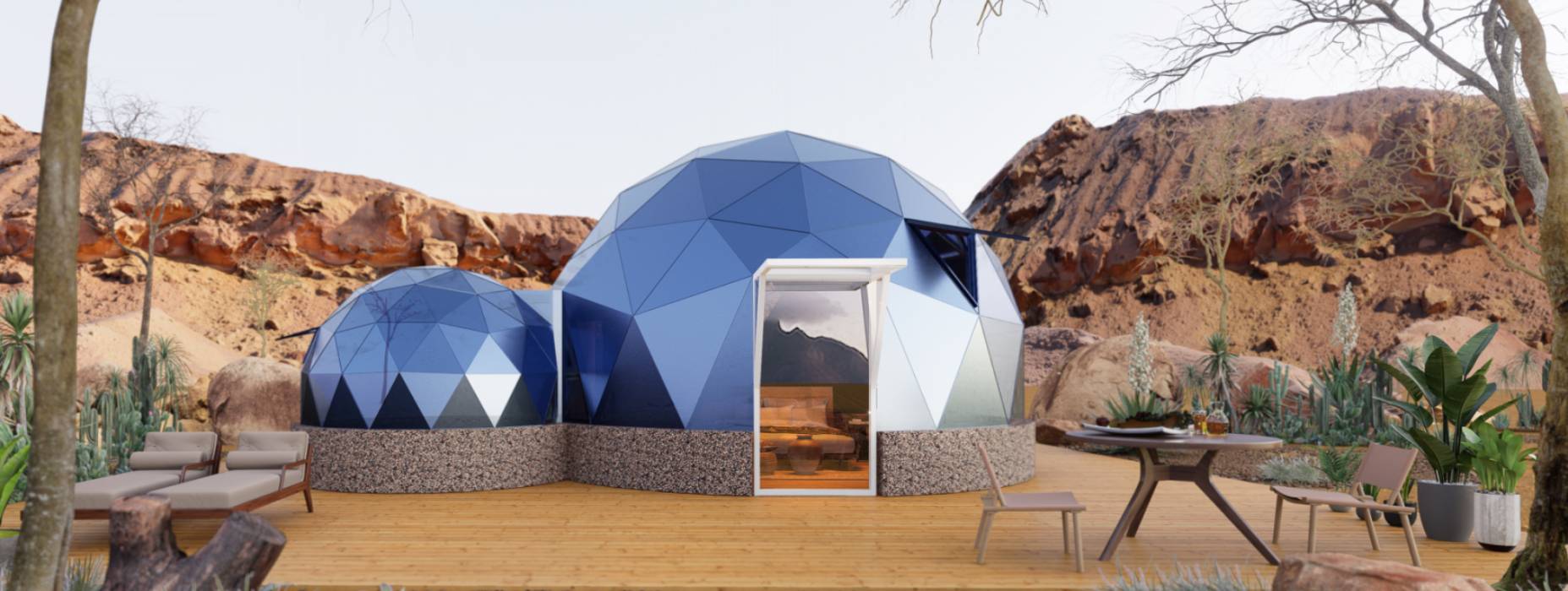 长泰县球形智能光伏玻璃星空房